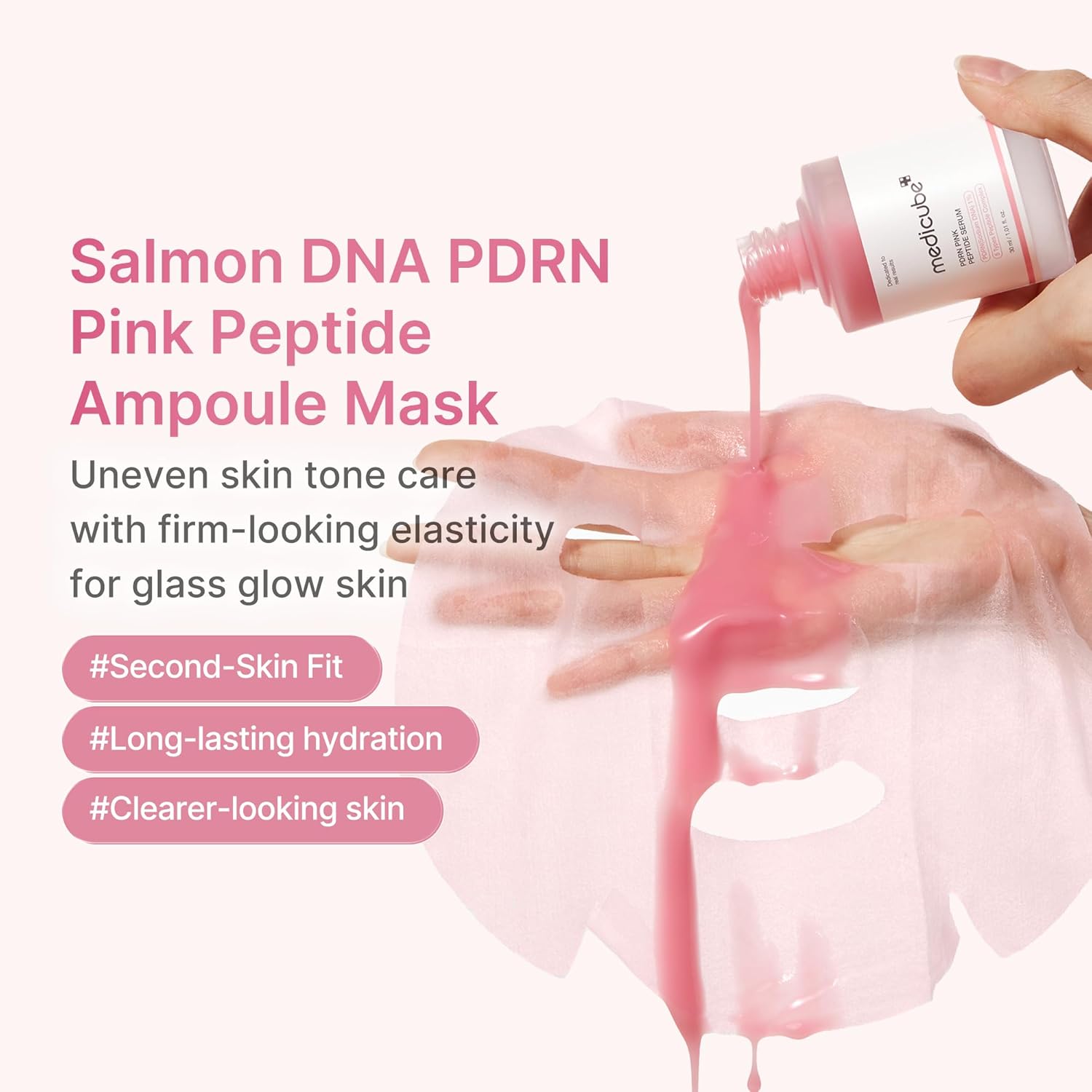 PDRN Pink Peptide Serum Mask - Зображення 7